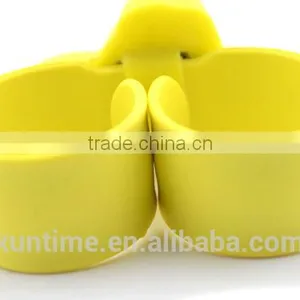 Yellow Duck Slap Watch With Silicone Strap for Girls thumbnail-5