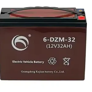 Hot Sale 6-DZM-32A 12V32AH Moped Sealed AGM Electric Wheelchairs Bikes Lead Acid Storage Battery VRLA Gel Batteries For E-Bike thumbnail-1