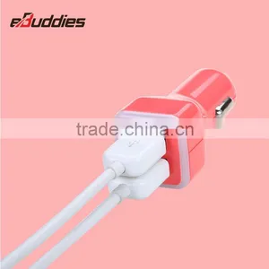 Dual USB Car Charger For IPad IPhone 5V 3.1A Mini Adapter thumbnail-4