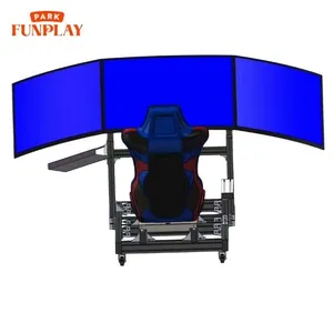 6 Axis Flight Motion Simulator Rig for Microsoft Windows PS Xbox Pilot Training With Realistic Motion Feedback Sturdy Frame With Major Platforms thumbnail-3