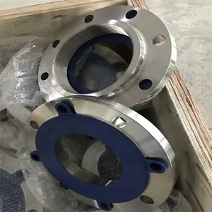 Metallurgical Construction ASME Flat Welding Ring Loose Sleeve SA182F310S Stainless Steel Flange American Standard Forged Pipe thumbnail-2