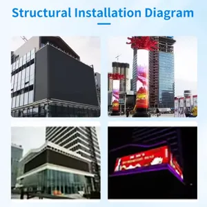 Outdoor IP65 Waterproof Curved Customized LED Display Screen thumbnail-4