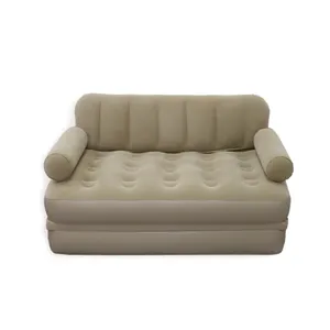 LXLOMAND Outdoor Camping Fully Automatic Sofa Bed Inflatable Mattress Sofa, Multifunctional Portable Lazy Inflatable Sofa for Sleeping on the Floor thumbnail-2