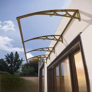 DIY Polycarbonate Sheet Roofing Plastic Bracket Canopy thumbnail-1