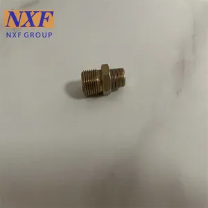 NXF C2800/GB H62/ASTM C27400/ISO CuZn40/BS CZ109 OD DN15-1200 Brass Forging Threaded Straight or Reducing Nipple thumbnail-2