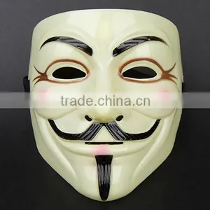 Wholesales Price Stock Enough White V for Vendetta Mask thumbnail-3