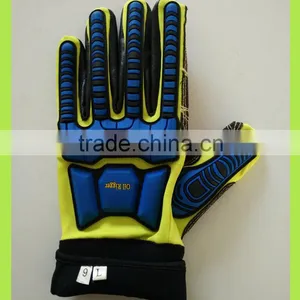Oil-Resistant Working Gloves Impact Glove Oil and Gas Sandy Nitrile Gloves Work Glove thumbnail-3