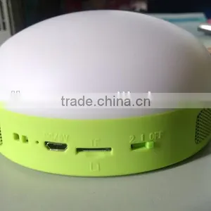 OE-1602 TF Card Connection Changeable Multi-coloured Light Beautiful Mini Bluetooth Speaker thumbnail-1
