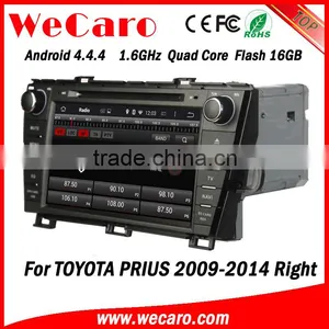 Wecaro WC-TP8004R Android 4.4.4 Car Dvd Player Quad Core for Toyota Prius Android Dvd Player Stereo GPS 2009-2014 thumbnail-1