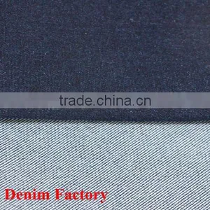 KC-834-12T 340g Twill Terry Indigo Black Knitted Denim Fabric thumbnail-1