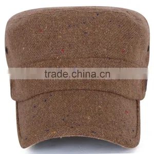 Wholesale Cadet Hats New Style Custom Flat Top Cap Military Hat thumbnail-2