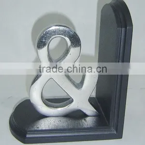 Aluminum & Sign Bookends, Library Bookend, Decorative Bookends thumbnail-1