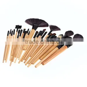 24 Pcs Professional Cosmetic Powder Eyeshadow Blush Kit Makeup Brushes Set thumbnail-2