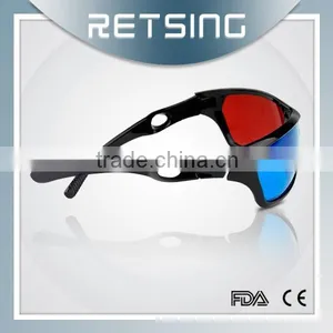 Stylish Cool Plastic Anaglyph 3d Glasses,3d Red Blue Glasses thumbnail-5