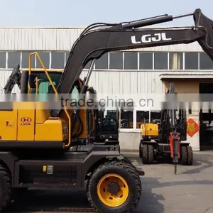 Excavator Track Link Assembly, Mini Excavator Prices, Mini Wheel Excavator,8T Wheel Excavator, Mini Excavator, Excavator thumbnail-1
