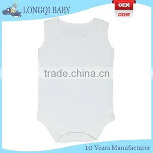 PF-MS-066 Cotton Boy Sleeveless Baby Bodysuits thumbnail-1