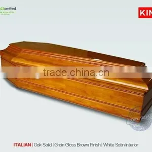 ITALIAN Cheapest Coffin Yuanfeng Wood Ataudes thumbnail-1
