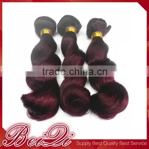 Cheap Wholesale Red Color Indian Remy Human Hair Weaving thumbnail-1