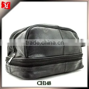 2015 Wholesale Toiletry Bags Mens Leather Toiletry Bag thumbnail-1