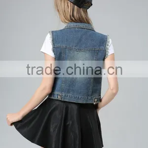 Europe Hot Sale High Waist Irregular Irregular Denim thumbnail-6