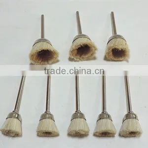 Soft Wire Mini Wool Brush With 1/8" Shank thumbnail-3