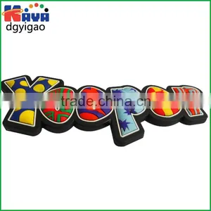 Eco-friendly 2D & 3D Plastic Letters Sticker thumbnail-2