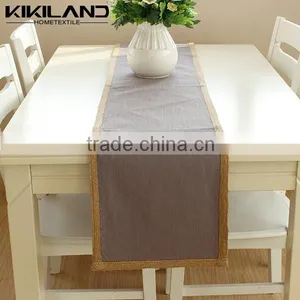 Banquet Decoration Cheap Plain Jute Woven Table Runner thumbnail-1