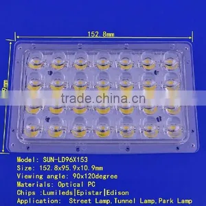 28W Optical Degree pc Module Pmma Led Street Light Lens thumbnail-1