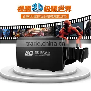 New Plastic Version 3D Virtual Reality Video Glasses Google Cardboard For 6.0inch Phone thumbnail-1