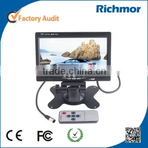 China Lowest Price 7" HD TFT LCD Monitor for Security CCTV Camera for Car/ Truck/bus/vehicle thumbnail-1