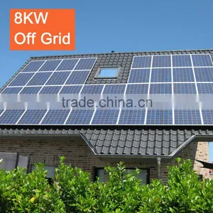 Good Quality and High Efficiency 8KW 96V Solar Power System Kit With A Grade Solar Cells For Home Use thumbnail-1