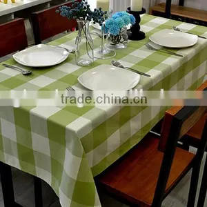 High Quality Gingham Table Cloth Table Cover for Restaurant thumbnail-1