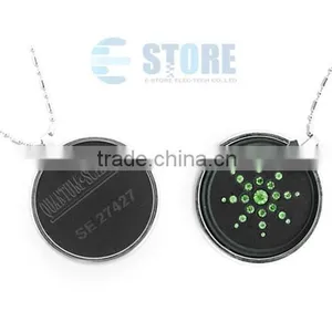 Green Crystal Japanese Quantum Energy Pendant Quantum Necklace Pendant Charms Pendant thumbnail-4