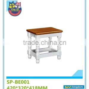 Reliable Quality Cheap Cute Dresser Stool Wooden Stool for Makeup Bedrooom Set for Girls#SP-BE001 thumbnail-1