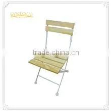 Wholesale Metal and Wood Folding Living Room Chair for Home Deco thumbnail-4