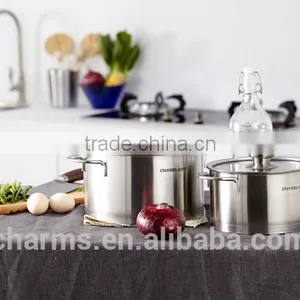 20 cm Stainless Steel Cookware With Double Handle thumbnail-3