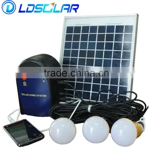 Compact and Portable 6W 21V Solar Home Lighting System thumbnail-1