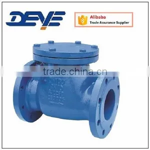 Iron Material Metal Seat DIN 3202 F6 PN10 PN16 Swing Check Valve Hydraulic thumbnail-1