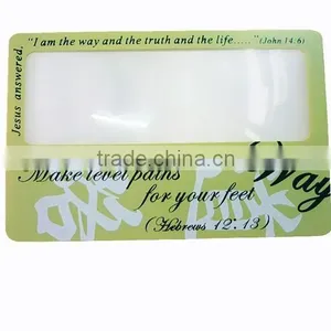 Credit Card Size Magnifier, Advertsing Credit Card Size Magnifier, Custom Logo Credit Card Size Magnifier Quality Choice thumbnail-1