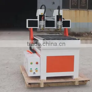 QL-6090 High Precision Mini Woodworking Cnc Router With Two Heads China thumbnail-5