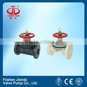 1/2'' Flange Type Elastic Rubber Lined Pvc Plastic Diaphragm Valve Quality Choice thumbnail-1