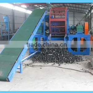 Hot China Products Waste Tire Recycling Plants With Full Automatic Processing System / Used Tyre Shredder Machine thumbnail-5