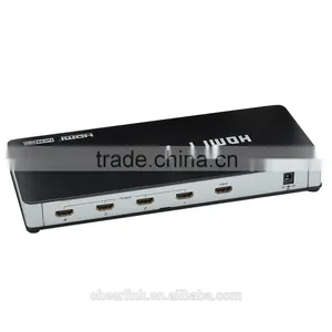 Full hd 1080p Hdmi V1.3a Hdmi Splitter 1x4 Support 3d / Black thumbnail-3