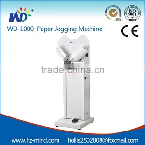 Professional Manufacturer Vertical Paper Jogger Machine Paper Jogging Machine (WD-1000) thumbnail-1