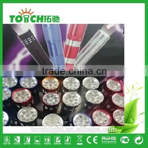 LED Flashlight With 9 White LEDs for Dollar Store Cheap Dollar Store Items thumbnail-6