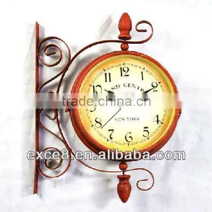 French Style Wrought Iron Wall Clock thumbnail-1
