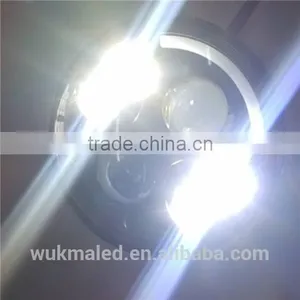 5.75Inch Motorcycle Led Headlights Projector Daymaker Replace Hid Kit For Harley thumbnail-5