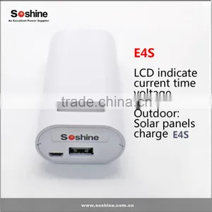 Portable Soshine E4S Smart 2 x 18650 LCD External Battery Power Bank Charger Box thumbnail-3