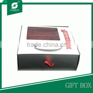 HIGH QUALITY KRAFT GIFT BOX WITH CLEAR WINDOW thumbnail-3