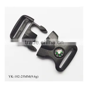 Yukai Plastic 25mm Width 1inch Colorful Plastic Side Release Buckle for Bags thumbnail-2